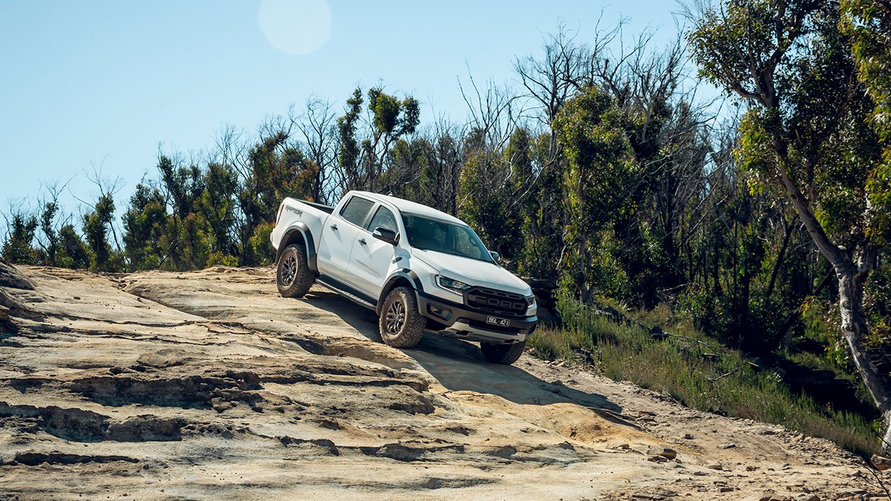 Hệ thống hỗ trợ đổ đèo trên xe Ford Ranger Raptor.