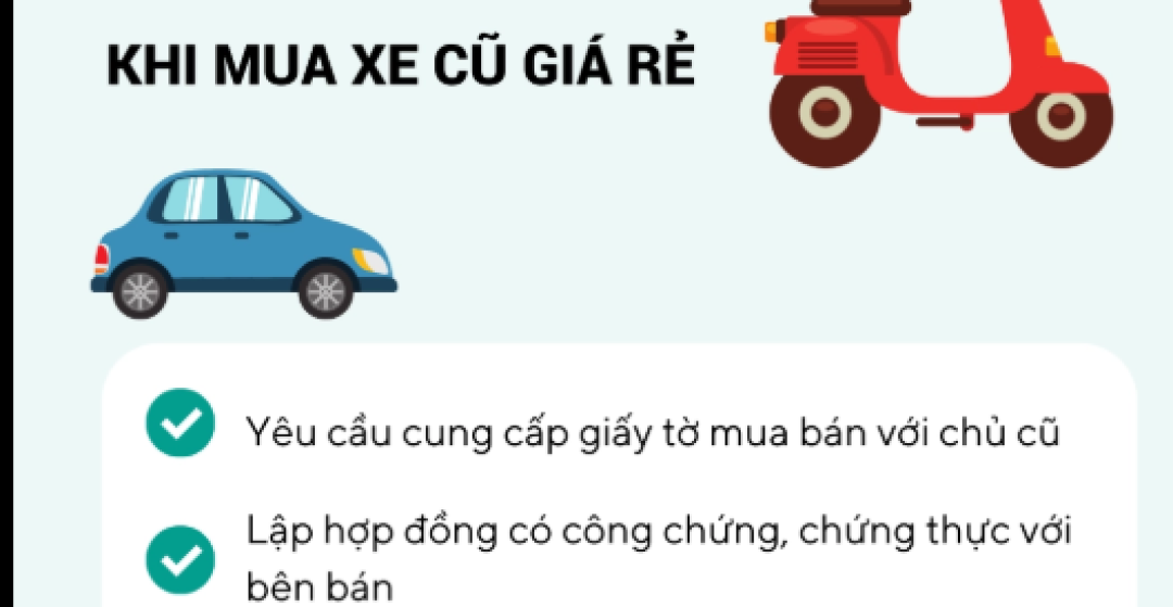 Những điều cần lưu ý khi mua bán xe từ 15/8/2023 mà người dân cần biết theo quy định mới của Bộ Công an?