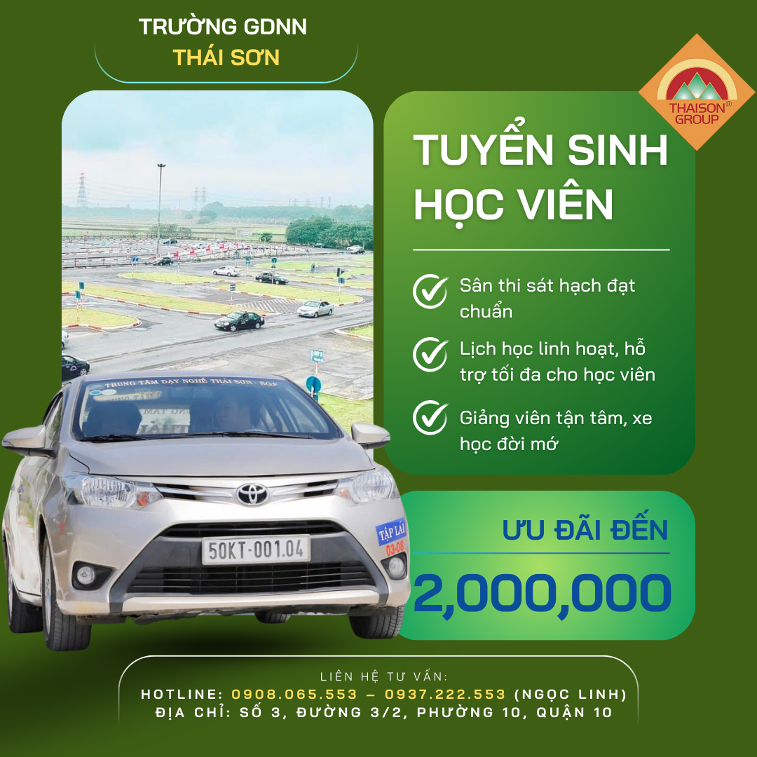 trường dạy lái xe uy tín tại Thủ Đức