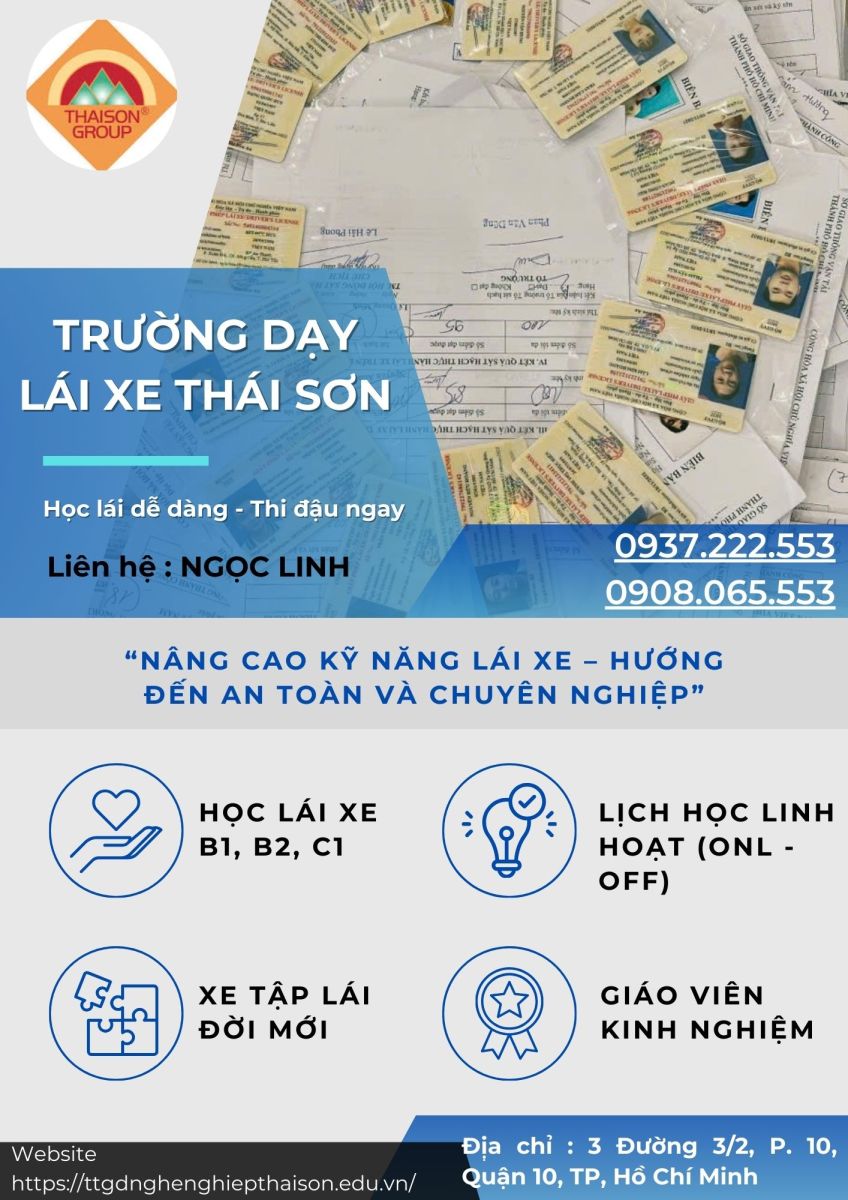 học lái xe Thái Sơn